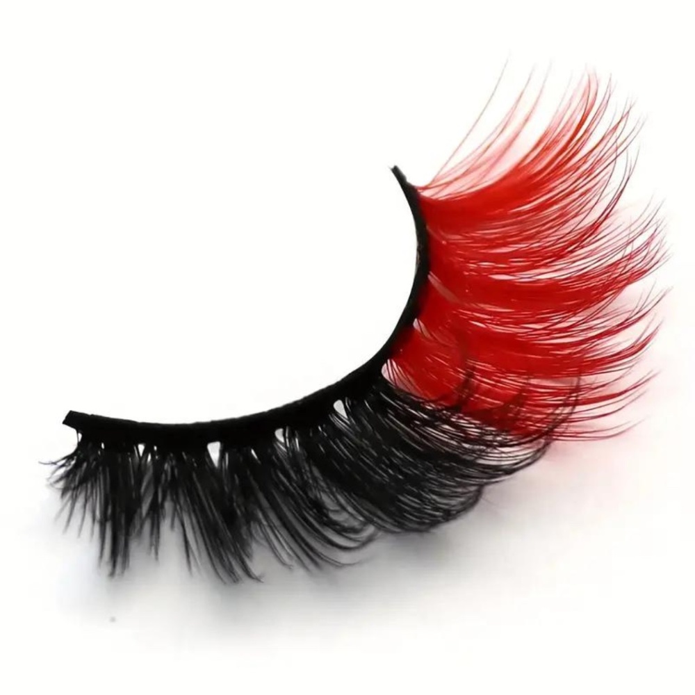 Wispy Red Lashes